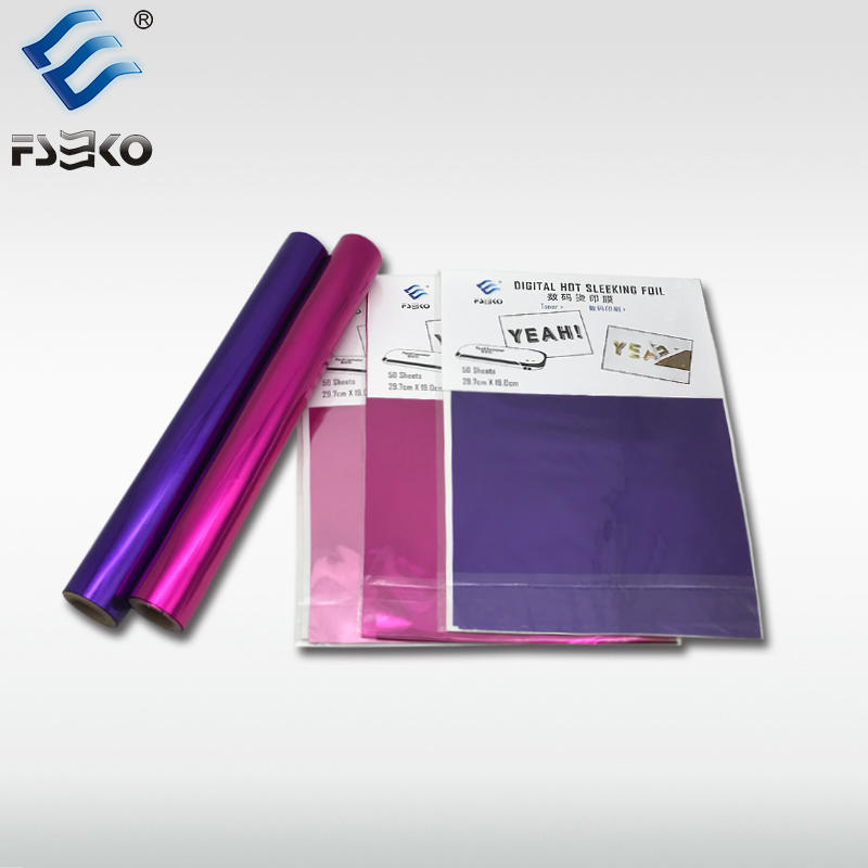 VIDEO OF FSEKO PURPLE,MAGENTA COLOR TONER FOIL