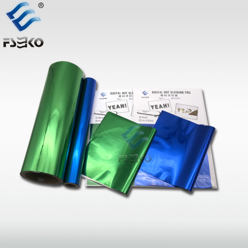 EKO Digital Toner Foil Sleeking Foil: Green Foil and Blue Foil