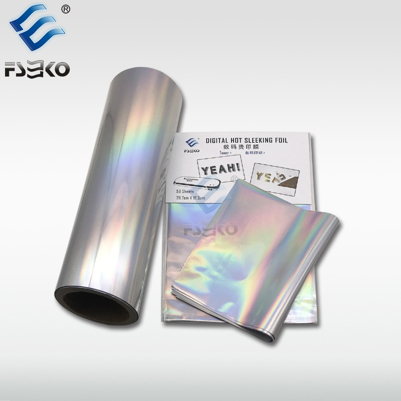 EKO Digital Toner Foil Sleeking Foil: Hologram Dazzle Silver Foil