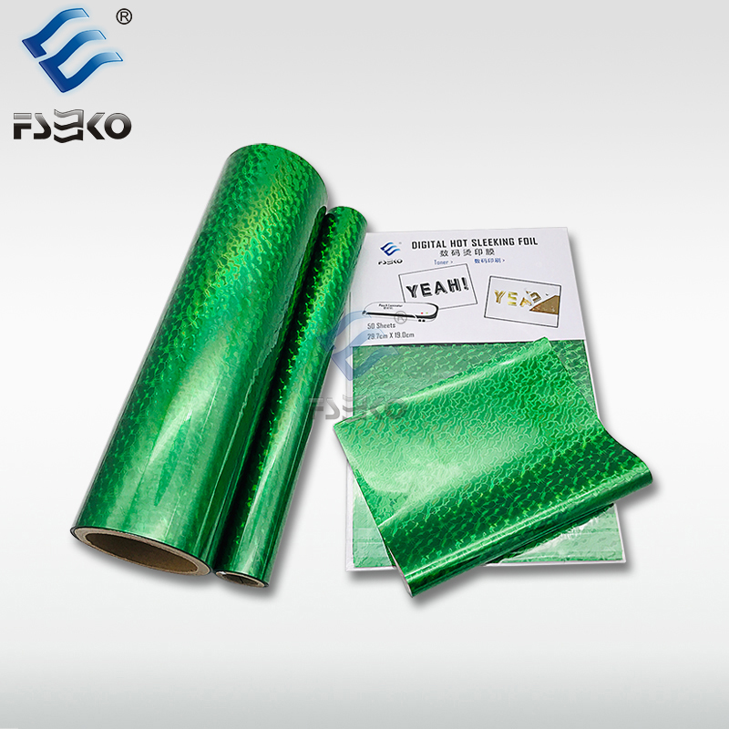 EKO Digital hot sleeking film/ Toner Foil: Green Wave