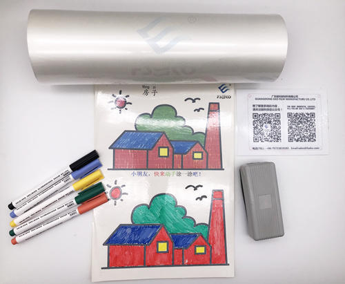 video of FSEKO Anti-Scratch Gloss Film, a magically rewritable film!